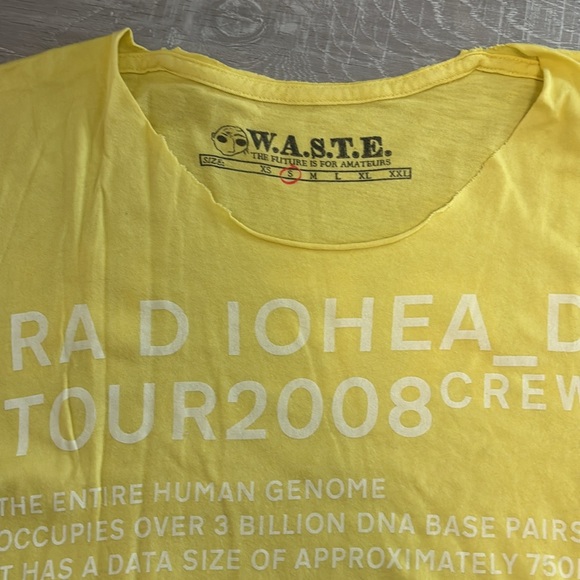 2 T-shirts Radiohead official WASTE - Picture 6 of 7